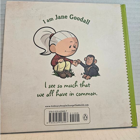 "I AM JANE GOODALL" by Brad Meltzer Ordinary People Change the World series PBS - Picture 2 of 5